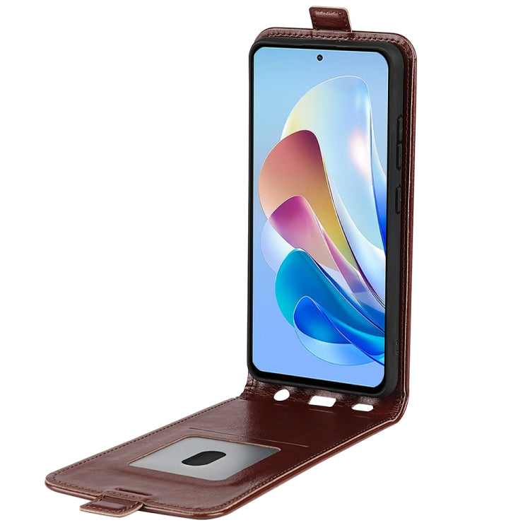 For ZTE Nubia Z40S Pro R64 Texture Single Vertical Flip Leather Phone Case