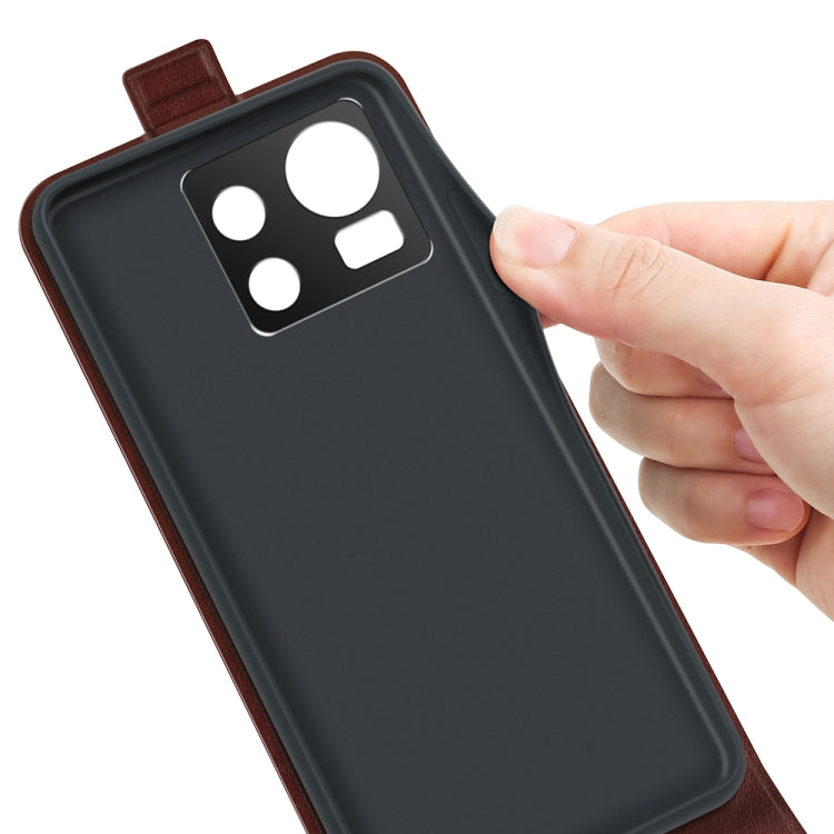 For ZTE Nubia Z40S Pro R64 Texture Single Vertical Flip Leather Phone Case