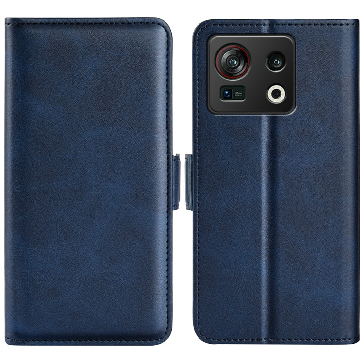 For ZTE nubia Z40S Pro Dual-side Magnetic Buckle Horizontal Flip Leather Phone Case