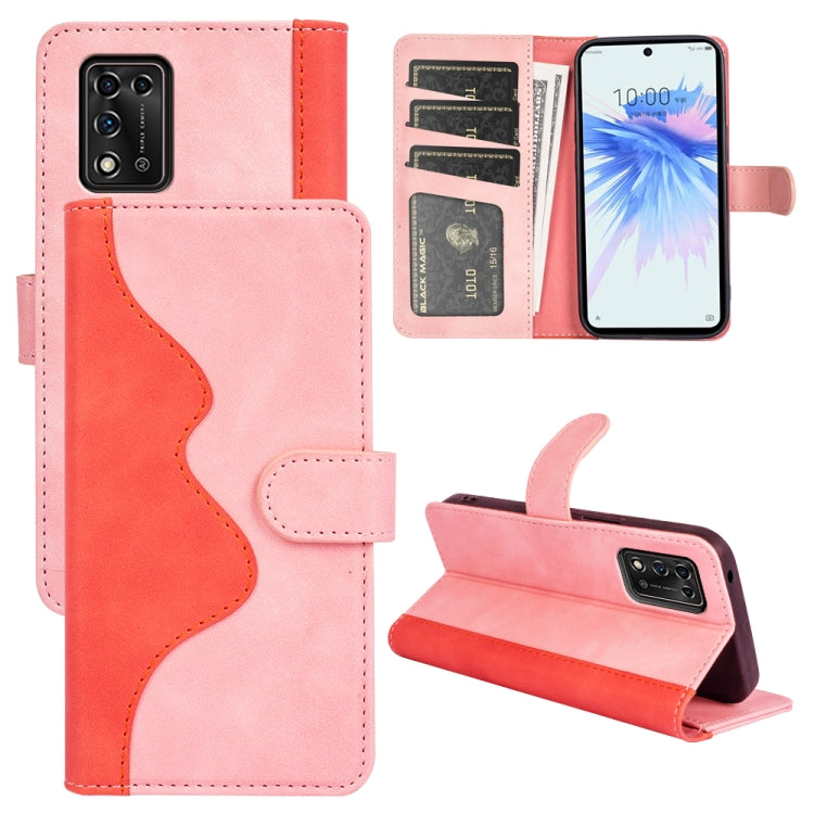 For ZTE Libero 5G II Stitching Horizontal Flip Leather Phone Case