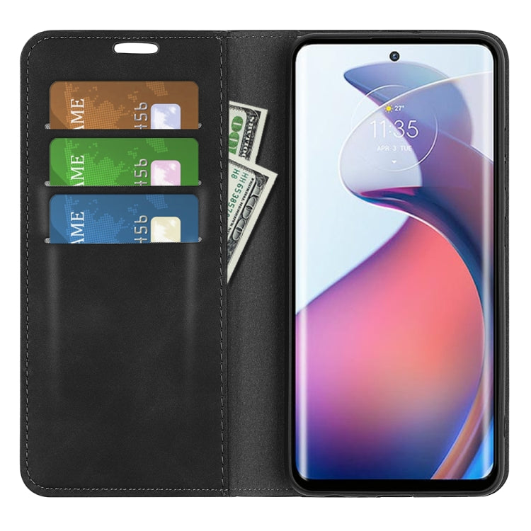 For Motorola Moto S30 Pro Retro-skin Magnetic Suction Leather Phone Case