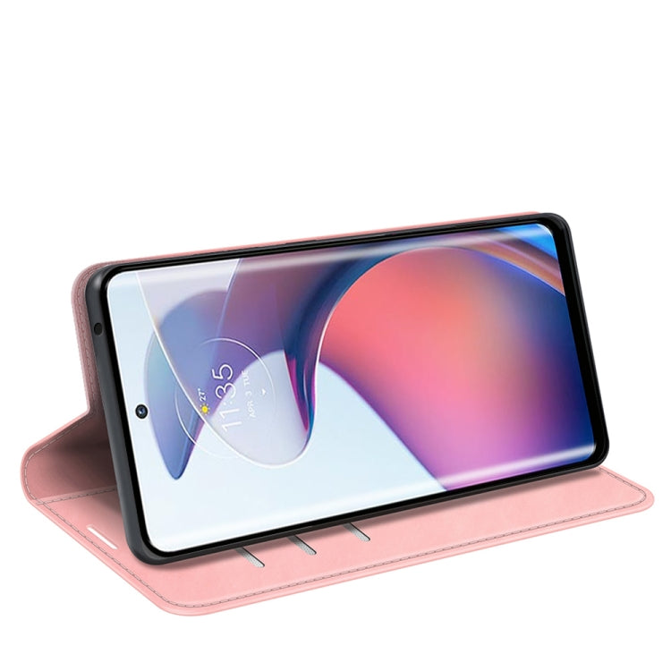 For Motorola Moto S30 Pro Retro-skin Magnetic Suction Leather Phone Case