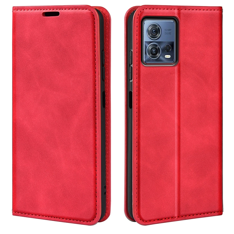 For Motorola Moto S30 Pro Retro-skin Magnetic Suction Leather Phone Case