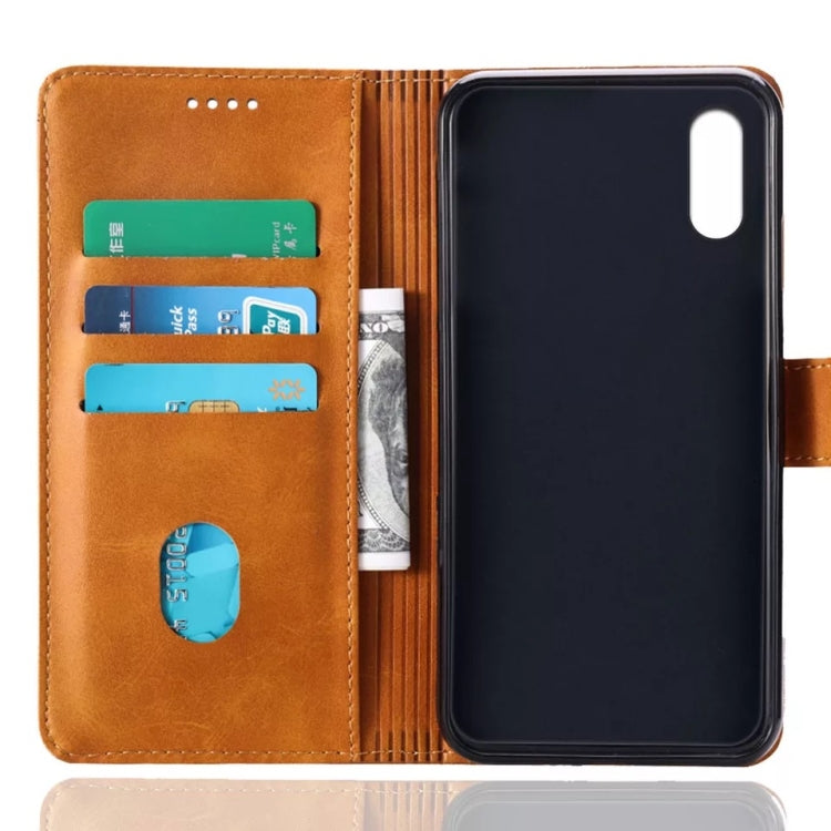 Calf Texture Horizontal Flip Leather Case for Xiaomi Mi 8 Pro (Screen Fingerprint)  , with Holder & Card Slots & Wallet