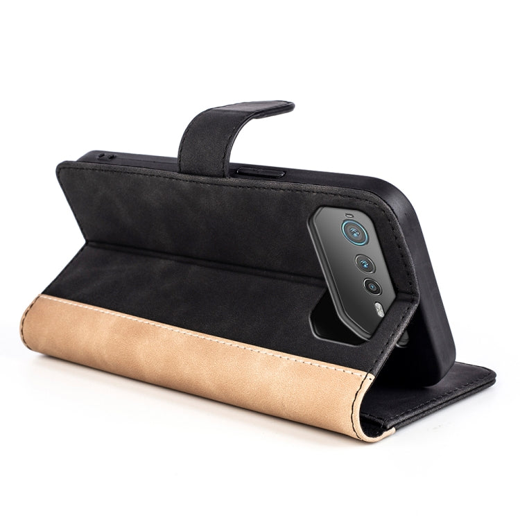 For Asus ROG Phone 6 Stitching Horizontal Flip Leather Phone Case