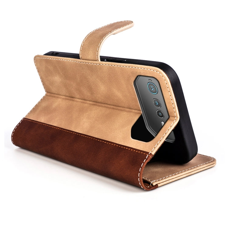 For Asus ROG Phone 6 Stitching Horizontal Flip Leather Phone Case