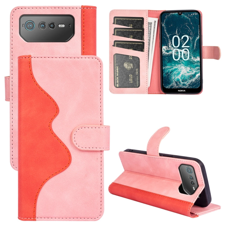 For Asus ROG Phone 6 Stitching Horizontal Flip Leather Phone Case