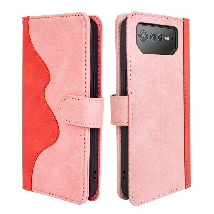 For Asus ROG Phone 6 Stitching Horizontal Flip Leather Phone Case
