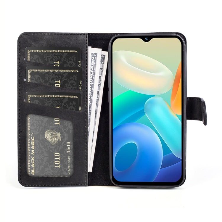 For vivo Y02s Stitching Horizontal Flip Leather Phone Case