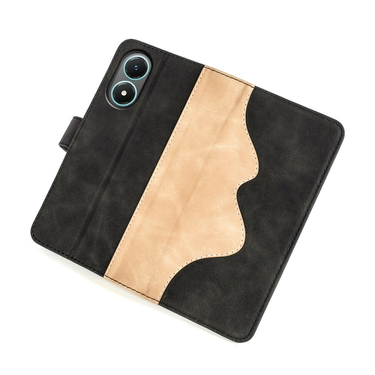 For vivo Y02s Stitching Horizontal Flip Leather Phone Case