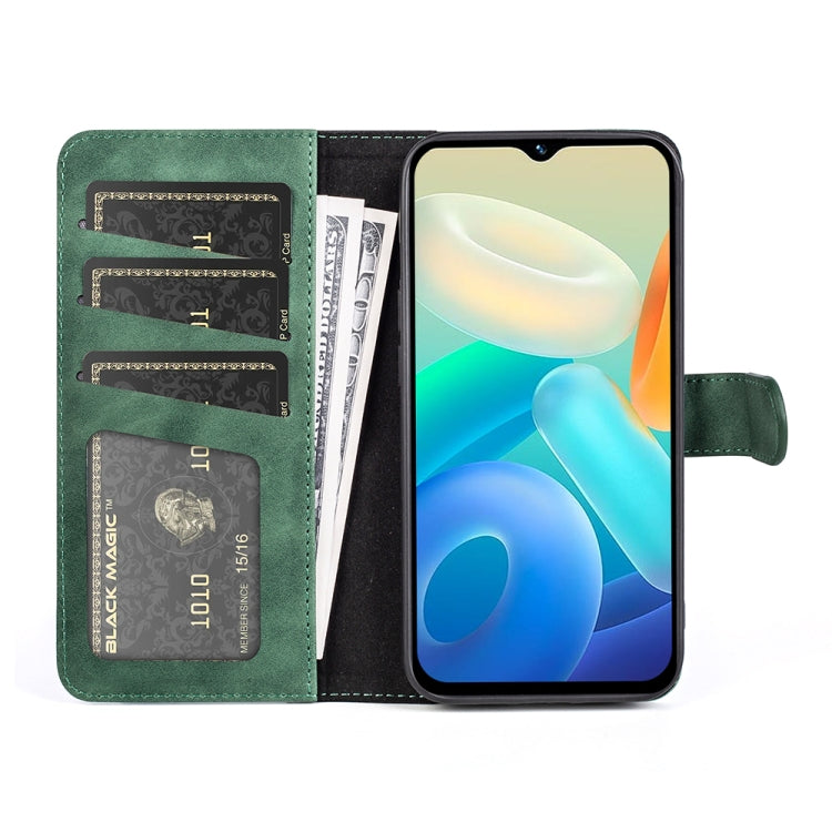 For vivo Y02s Stitching Horizontal Flip Leather Phone Case