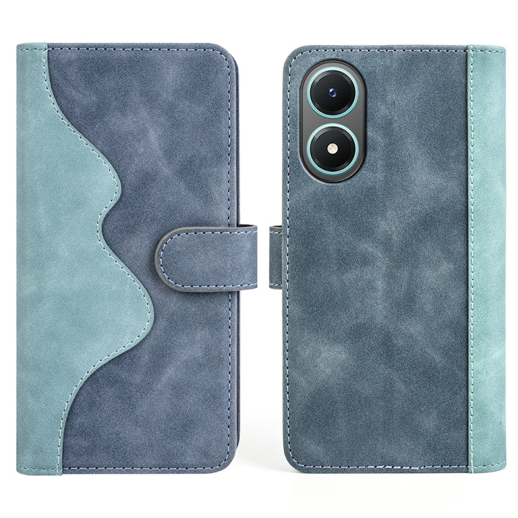 For vivo Y02s Stitching Horizontal Flip Leather Phone Case