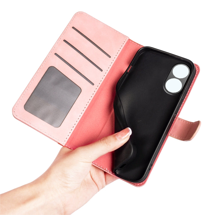 For vivo Y02s Stitching Horizontal Flip Leather Phone Case