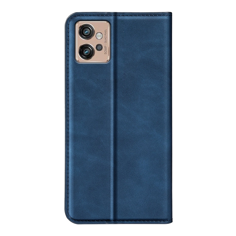 For Motorola Moto G32 Retro-skin Magnetic Suction Leather Phone Case