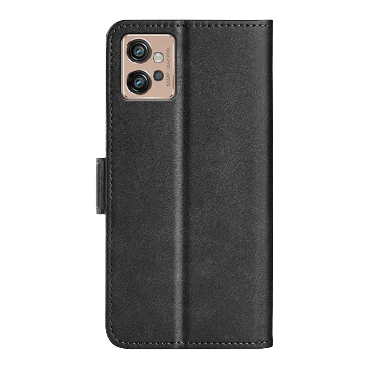 For Motorola Moto G32 Dual-side Magnetic Buckle Leather Phone Case