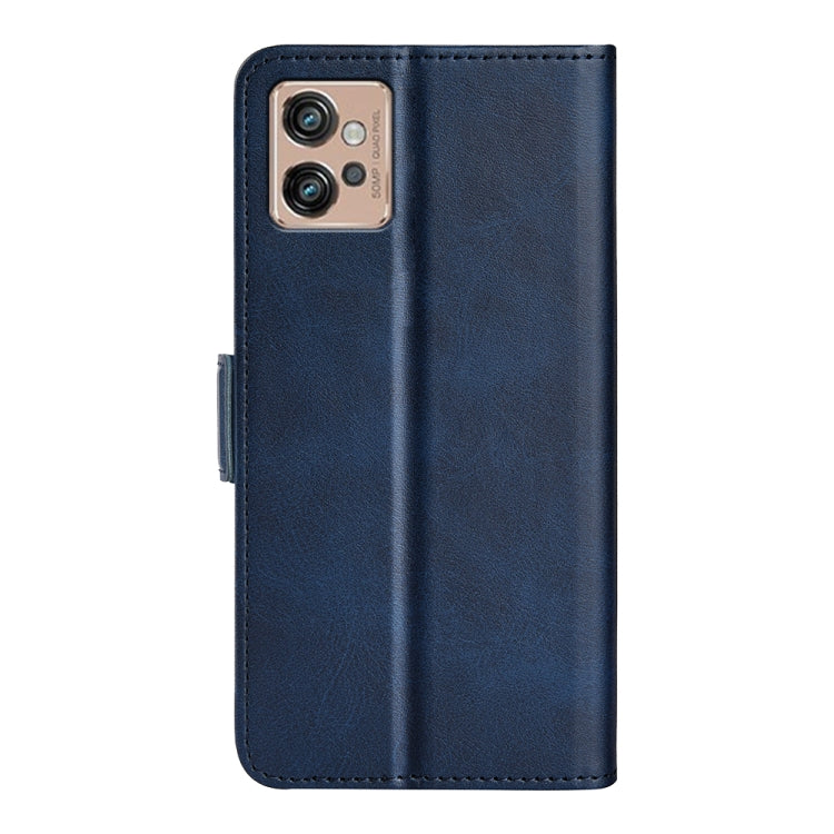 For Motorola Moto G32 Dual-side Magnetic Buckle Leather Phone Case