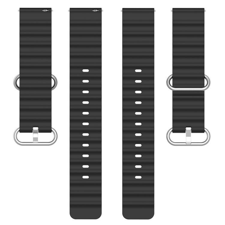 For Huawei Watch 3 Pro 22mm Ocean Style Silicone Solid Color Watch Band