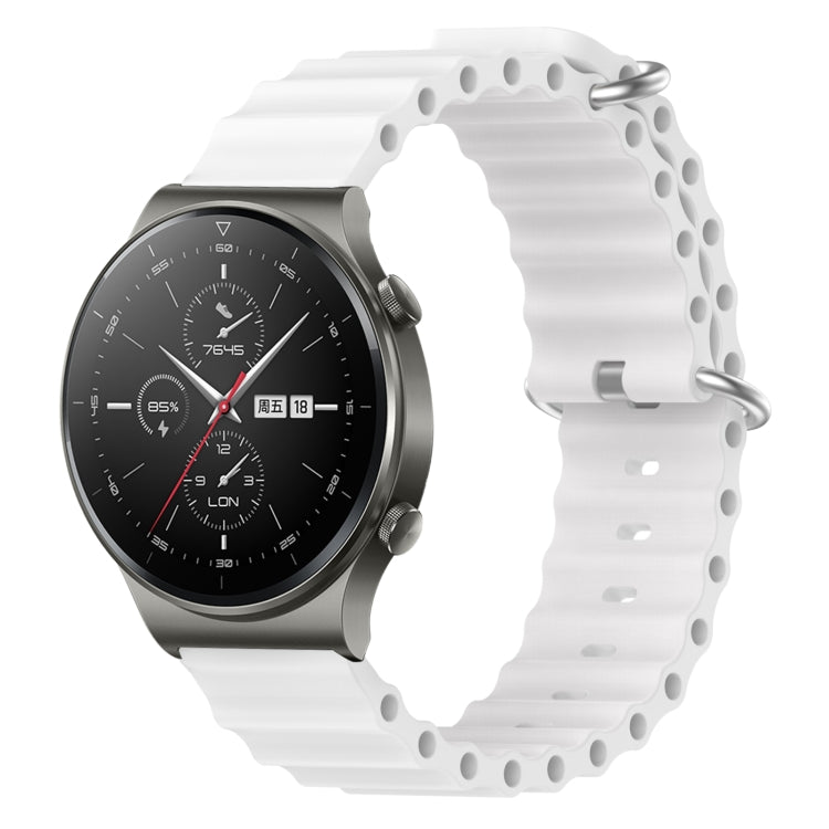 For Huawei GT2 Pro 22mm Ocean Style Silicone Solid Color Watch Band