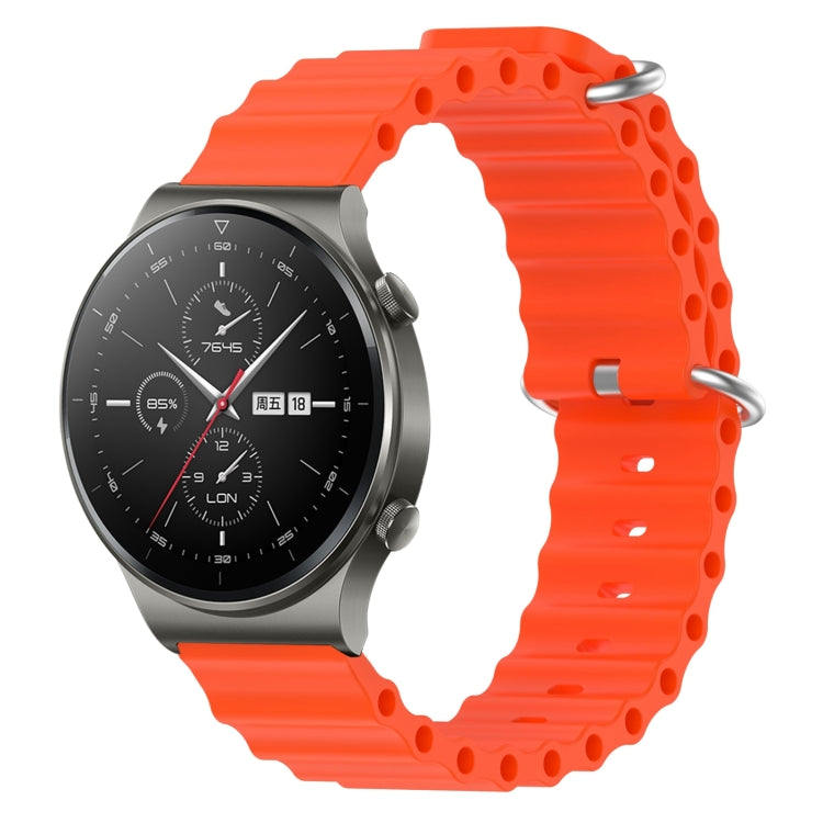 For Huawei GT2 Pro 22mm Ocean Style Silicone Solid Color Watch Band