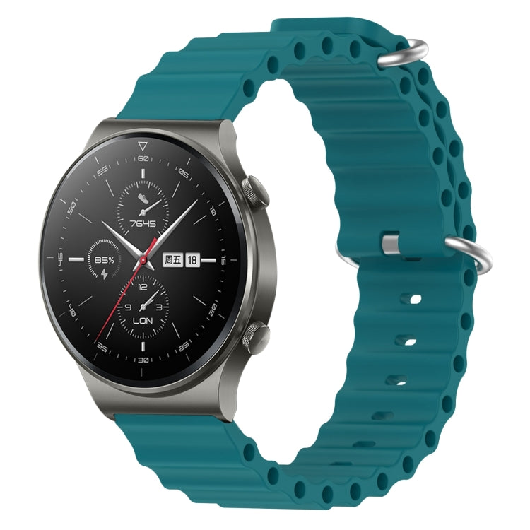 For Huawei GT2 Pro 22mm Ocean Style Silicone Solid Color Watch Band