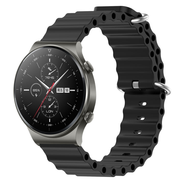 For Huawei GT2 Pro 22mm Ocean Style Silicone Solid Color Watch Band
