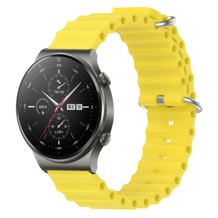 For Huawei GT2 Pro 22mm Ocean Style Silicone Solid Color Watch Band
