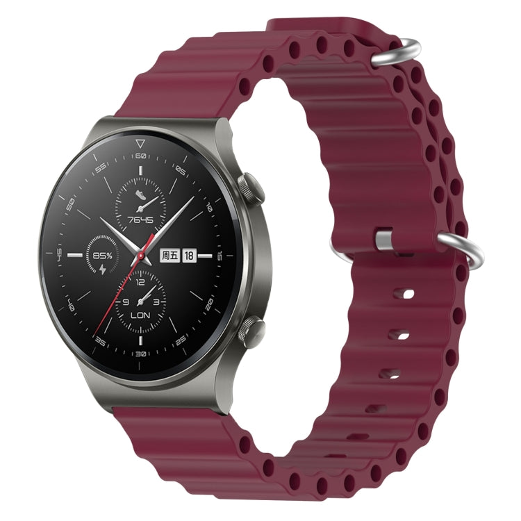 For Huawei GT2 Pro 22mm Ocean Style Silicone Solid Color Watch Band