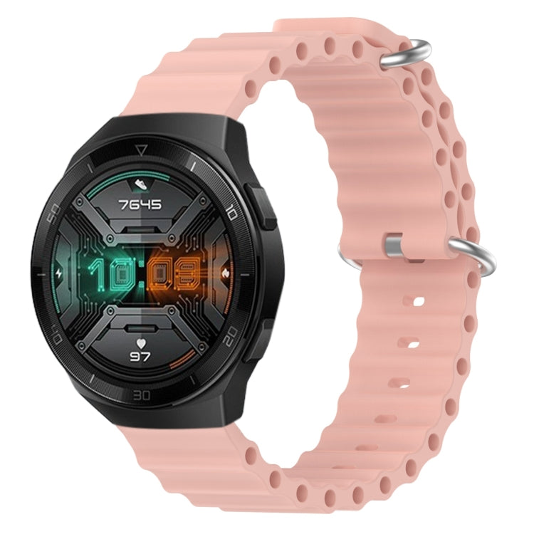 For Huawei Watch GT 2E 22mm Ocean Style Silicone Solid Color Watch Band