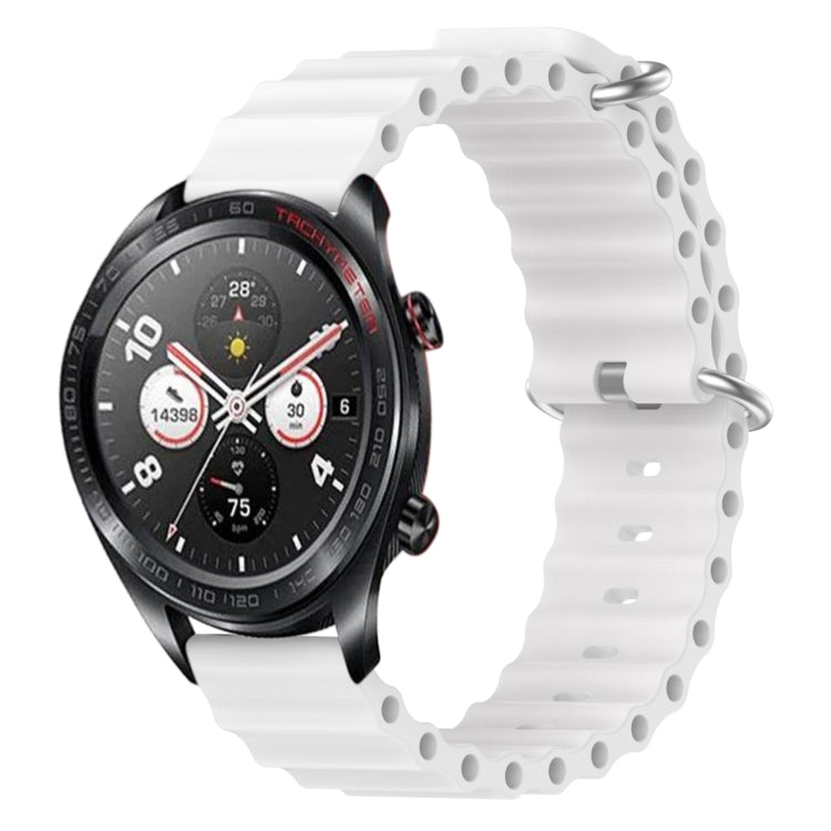 For Honor Watch Dream 22mm Ocean Style Silicone Solid Color Watch Band