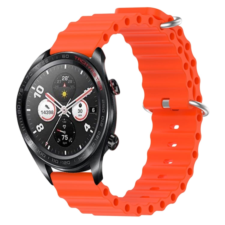 For Honor Watch Dream 22mm Ocean Style Silicone Solid Color Watch Band