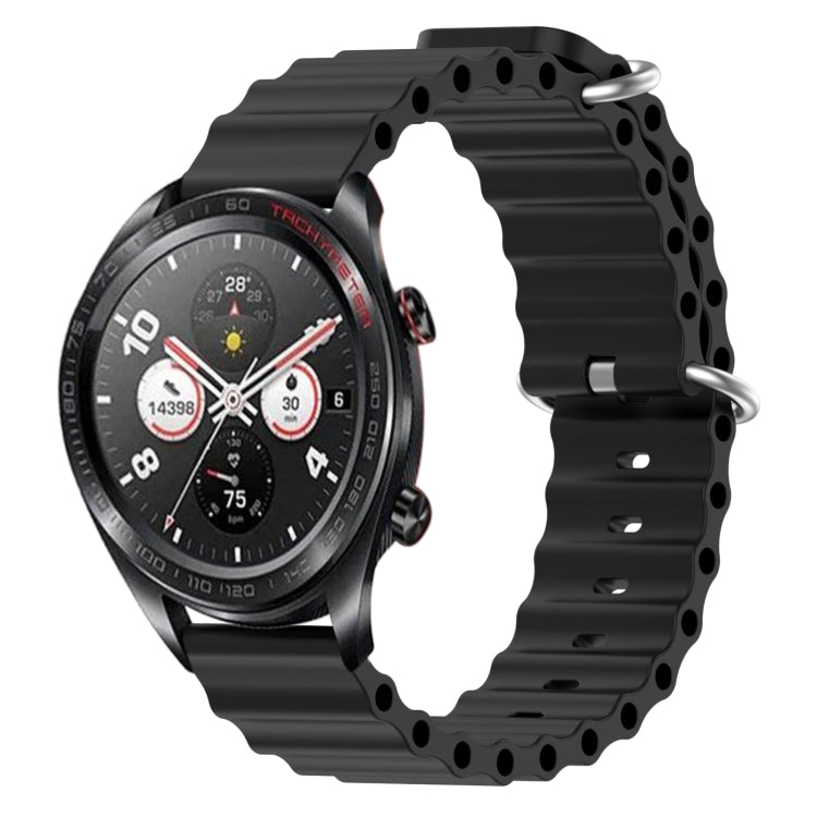 For Honor Watch Dream 22mm Ocean Style Silicone Solid Color Watch Band
