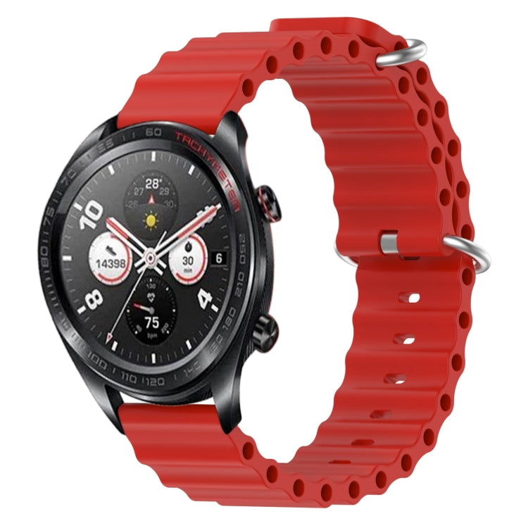 For Honor Watch Dream 22mm Ocean Style Silicone Solid Color Watch Band