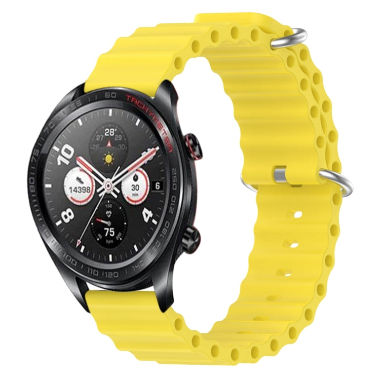For Honor Watch Dream 22mm Ocean Style Silicone Solid Color Watch Band