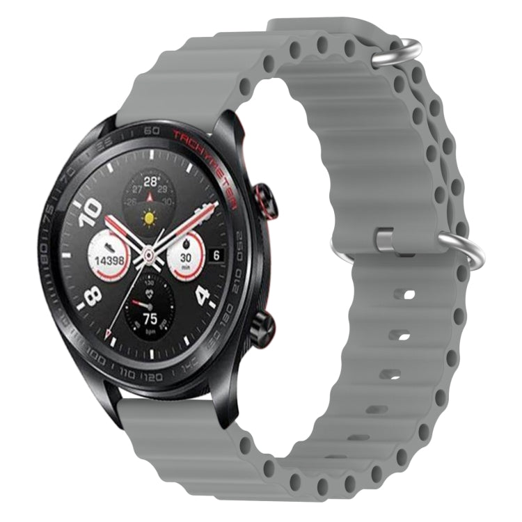 For Honor Watch Dream 22mm Ocean Style Silicone Solid Color Watch Band