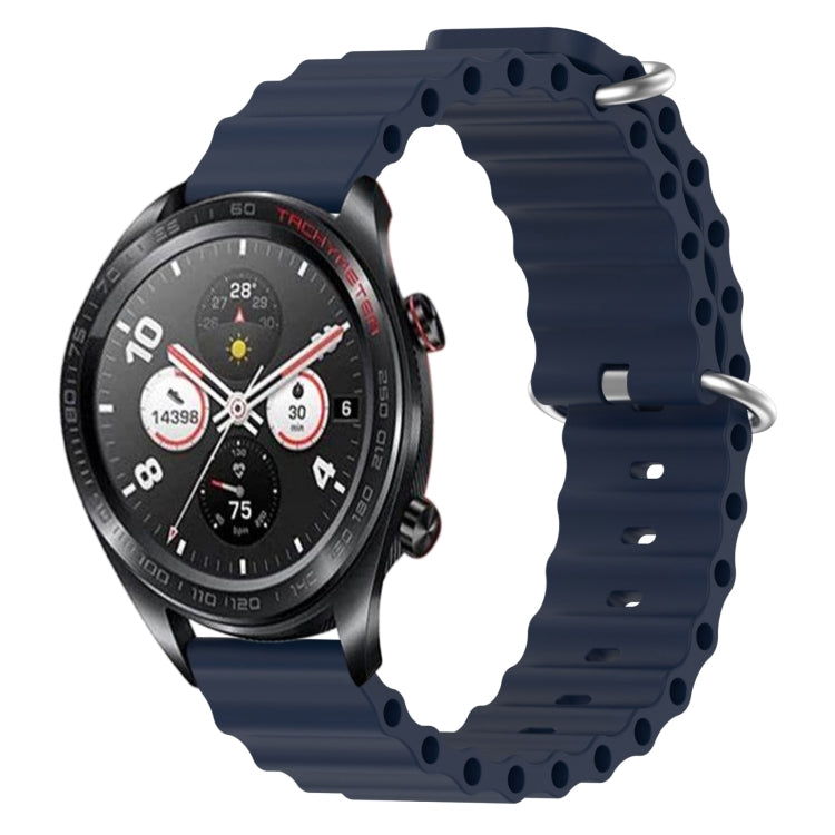For Honor Watch Dream 22mm Ocean Style Silicone Solid Color Watch Band