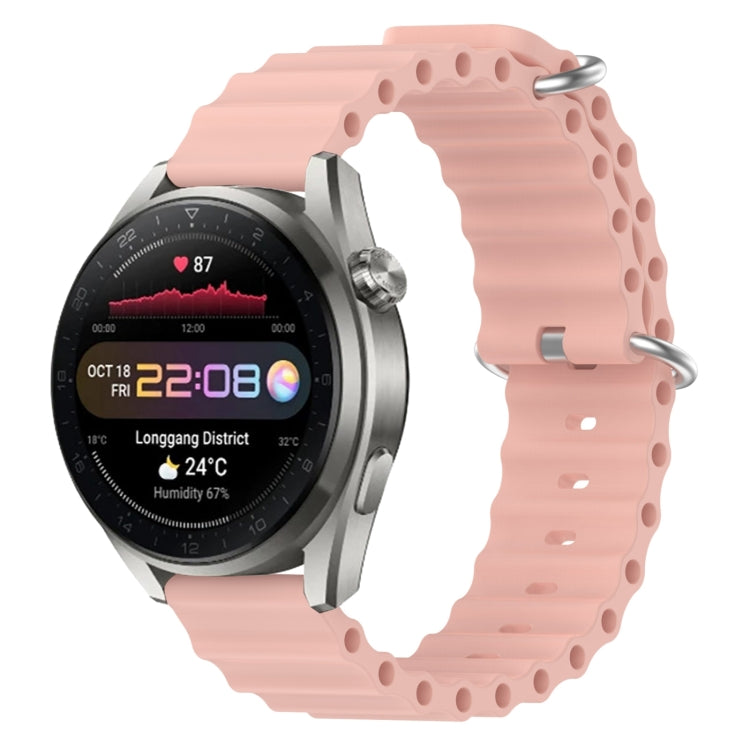 For Huawei Watch 3 Pro New 22mm Ocean Style Silicone Solid Color Watch Band