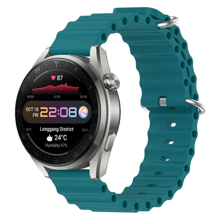 For Huawei Watch 3 Pro New 22mm Ocean Style Silicone Solid Color Watch Band