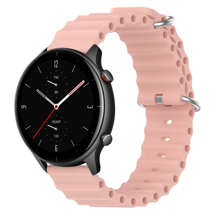 For Amazfit GTR 2e 22mm Ocean Style Silicone Solid Color Watch Band