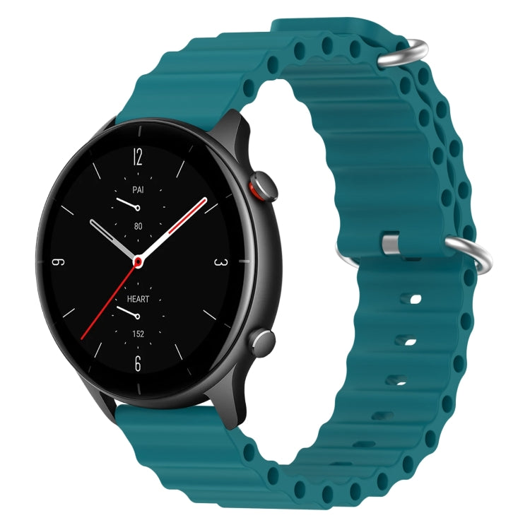 For Amazfit GTR 2e 22mm Ocean Style Silicone Solid Color Watch Band
