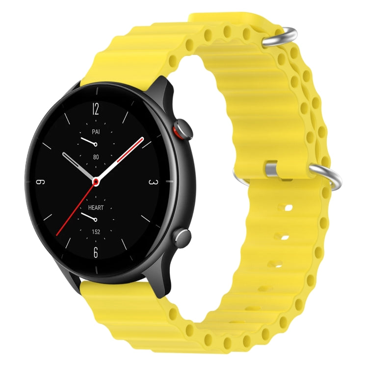 For Amazfit GTR 2e 22mm Ocean Style Silicone Solid Color Watch Band