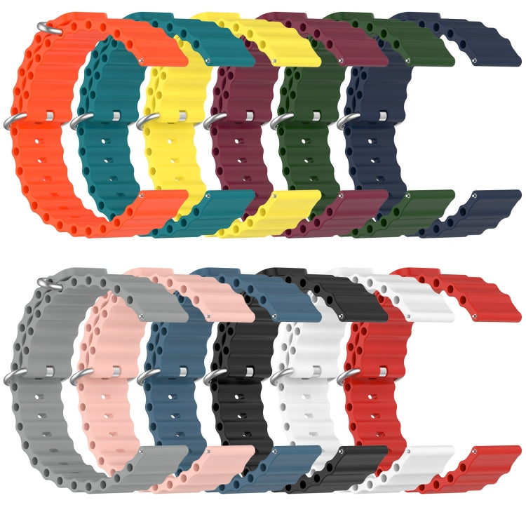 For Amazfit GTR 2e 22mm Ocean Style Silicone Solid Color Watch Band