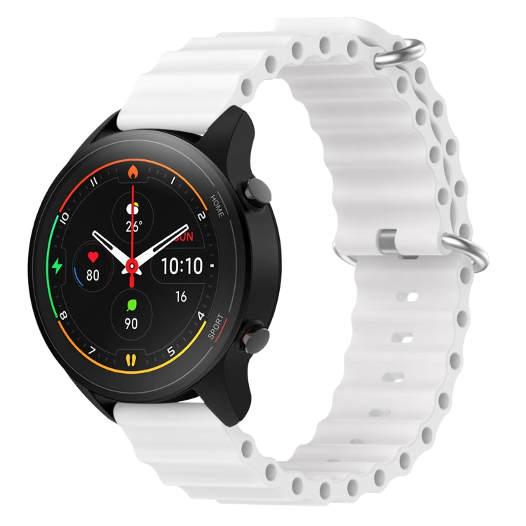 For Xiaomi MI Watch S1 Pro 22mm Ocean Style Silicone Solid Color Watch Band