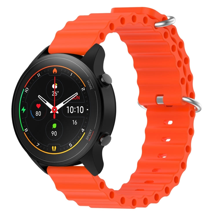 For Xiaomi MI Watch S1 Pro 22mm Ocean Style Silicone Solid Color Watch Band