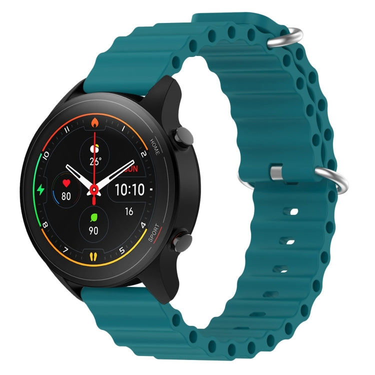 For Xiaomi MI Watch S1 Pro 22mm Ocean Style Silicone Solid Color Watch Band