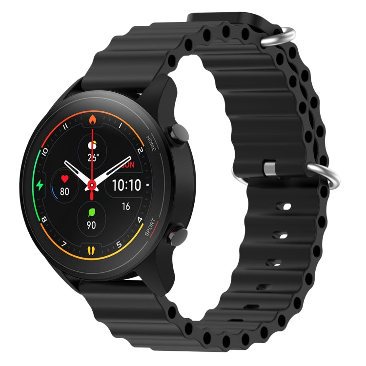 For Xiaomi MI Watch S1 Pro 22mm Ocean Style Silicone Solid Color Watch Band