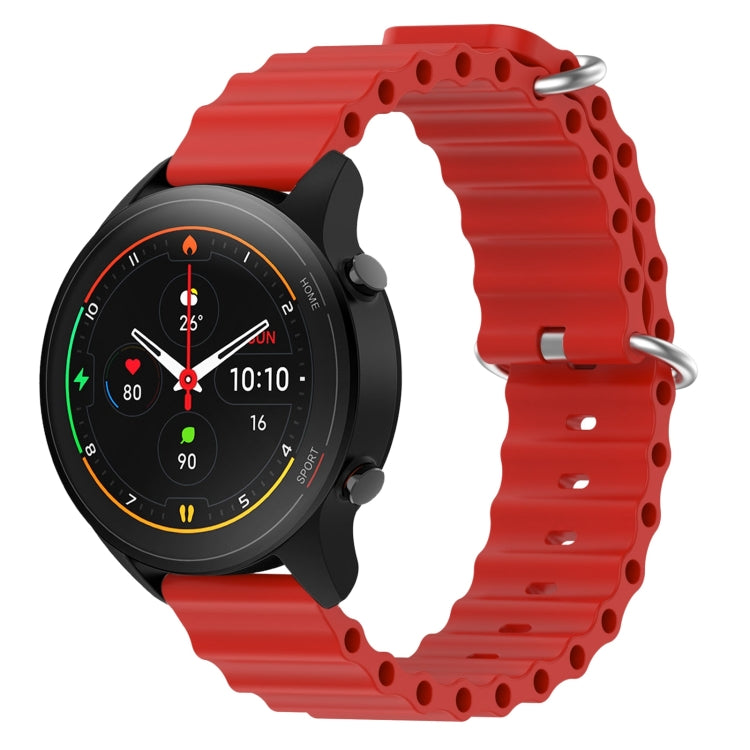 For Xiaomi MI Watch S1 Pro 22mm Ocean Style Silicone Solid Color Watch Band