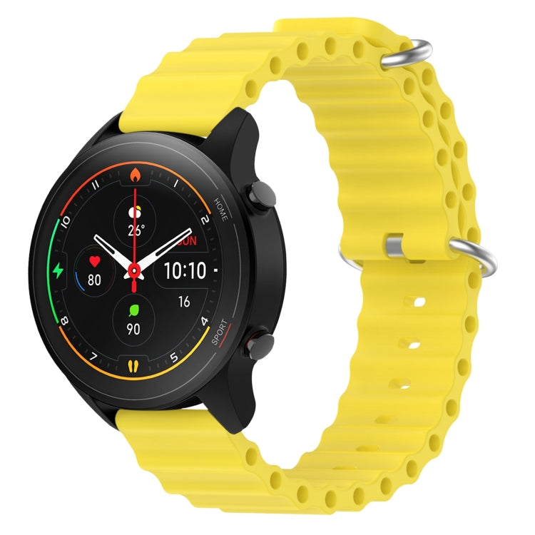 For Xiaomi MI Watch S1 Pro 22mm Ocean Style Silicone Solid Color Watch Band