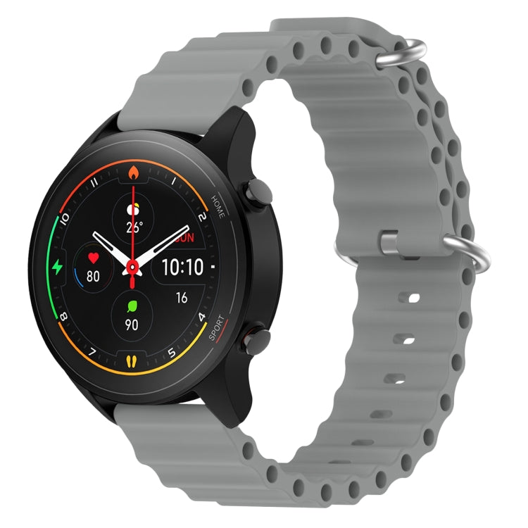 For Xiaomi MI Watch S1 Pro 22mm Ocean Style Silicone Solid Color Watch Band
