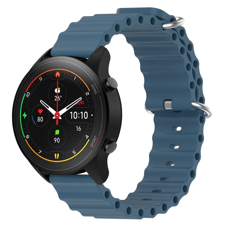 For Xiaomi MI Watch S1 Pro 22mm Ocean Style Silicone Solid Color Watch Band