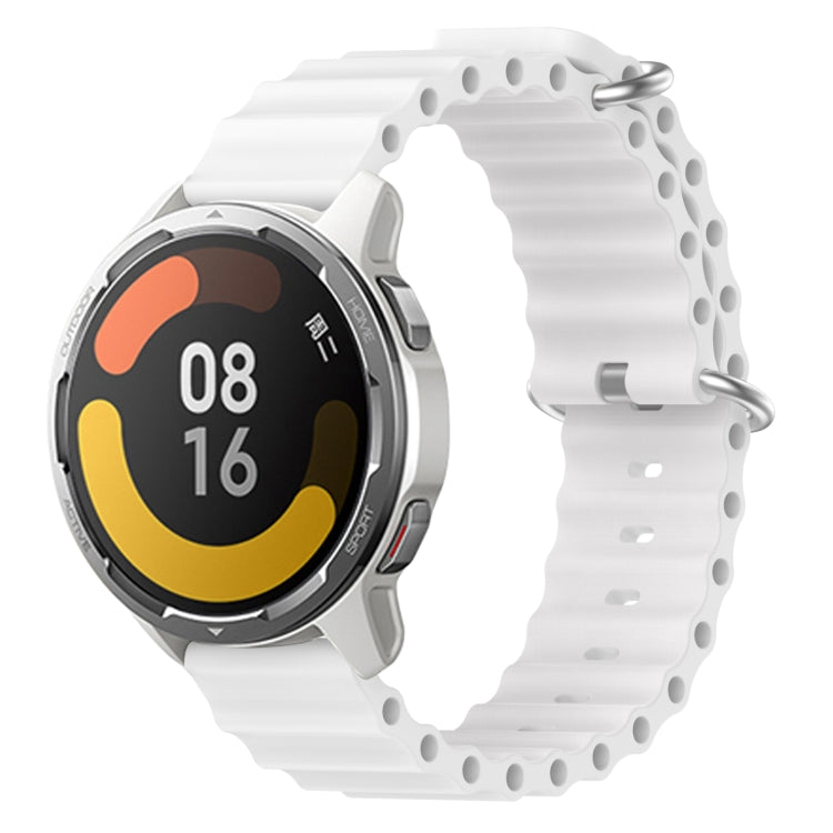 For Xiaomi MI Watch Color 2 22mm Ocean Style Silicone Solid Color Watch Band